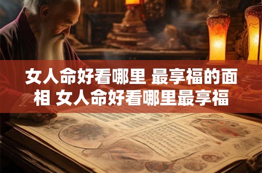 女人命好看哪里 最享福的面相 女人命好看哪里最享福