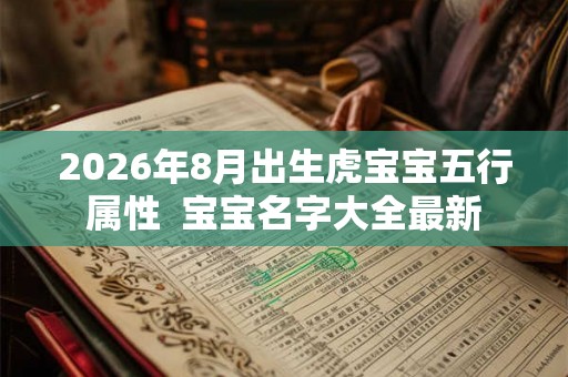 2026年8月出生虎宝宝五行属性 宝宝名字大全最新 2026年8月出生虎宝宝五行属性 宝宝名字大全最新