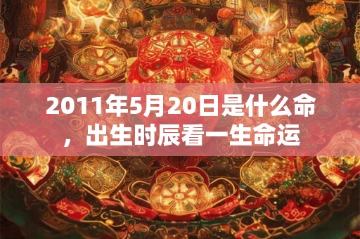 2011年5月20日是什么命，出生时辰看一生命运