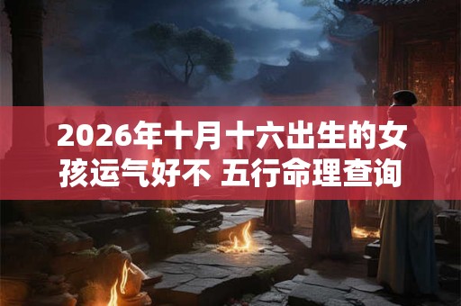 2026年十月十六出生的女孩运气好不 五行命理查询 2026年十月十六出生的女孩运气好不 五行命理查询