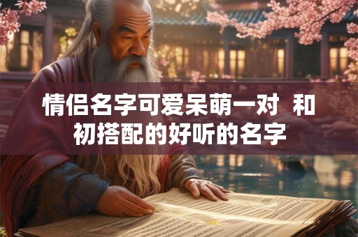 情侣名字可爱呆萌一对  和初搭配的好听的名字