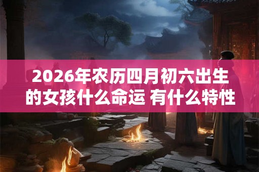 2026年农历四月初六出生的女孩什么命运 有什么特性