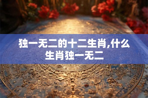 独一无二的十二生肖,什么生肖独一无二
