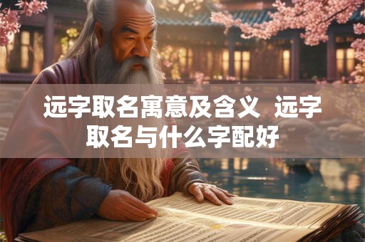 远字取名寓意及含义  远字取名与什么字配好
