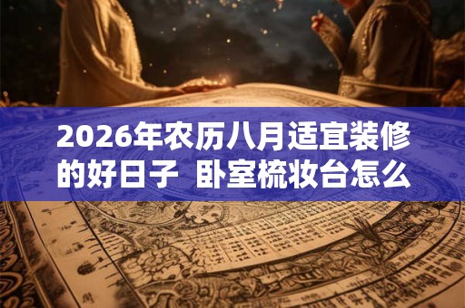 2026年农历八月适宜装修的好日子  卧室梳妆台怎么摆
