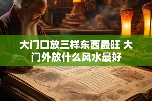 大门口放三样东西最旺 大门外放什么风水最好 大门口放三样东西最旺 大门外放什么风水最好