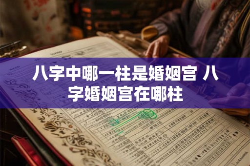 八字中哪一柱是婚姻宫 八字婚姻宫在哪柱