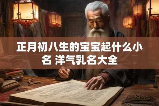 正月初八生的宝宝起什么小名 洋气乳名大全 正月初八生的宝宝起什么小名 洋气乳名大全