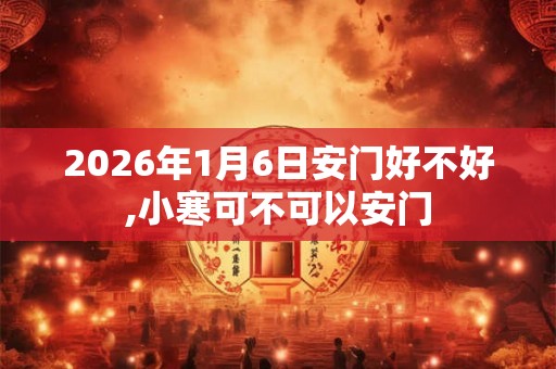 2026年1月6日安门好不好,小寒可不可以安门