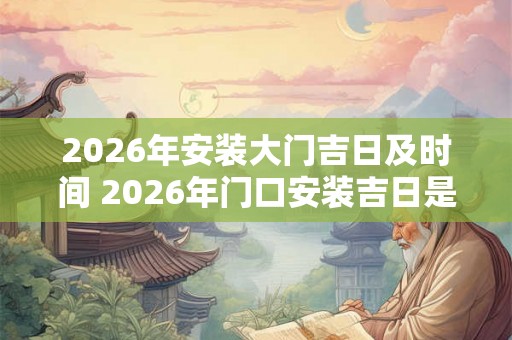 2026年安装大门吉日及时间 2026年门口安装吉日是什么