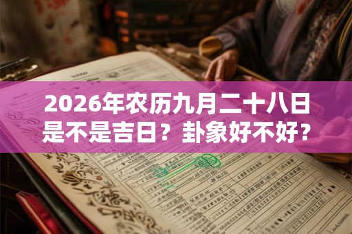 2026年农历九月二十八日是不是吉日？卦象好不好？
