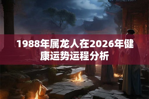 1988年属龙人在2026年健康运势运程分析