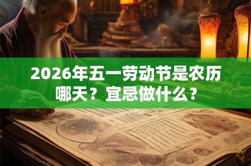 2026年五一劳动节是农历哪天？宜忌做什么？