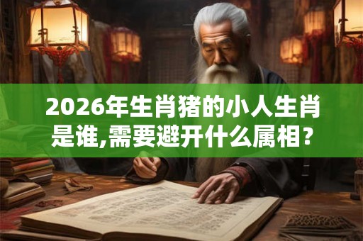 2026年生肖猪的小人生肖是谁,需要避开什么属相？