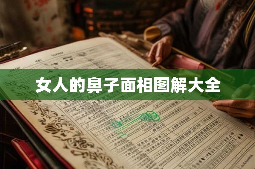 女人的鼻子面相图解大全