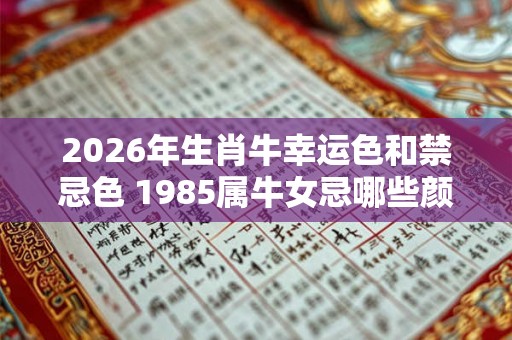 2026年生肖牛幸运色和禁忌色 1985属牛女忌哪些颜色 2026年生肖牛幸运色和禁忌色 1985属牛女忌哪些颜色