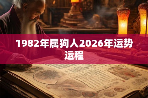 1982年属狗人2026年运势运程