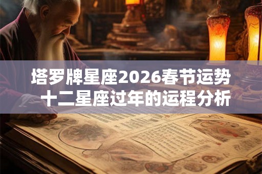 塔罗牌星座2026春节运势  十二星座过年的运程分析