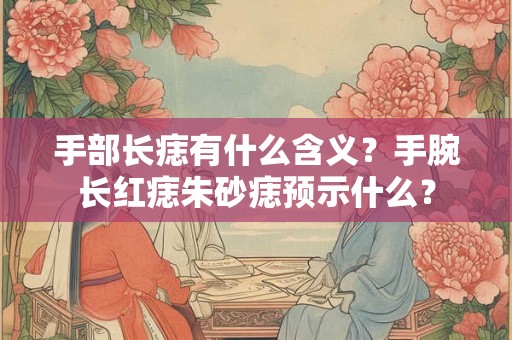 手部长痣有什么含义?手腕长红痣朱砂痣预示什么? 手部长痣有什么含义?手腕长红痣朱砂痣预示什么?