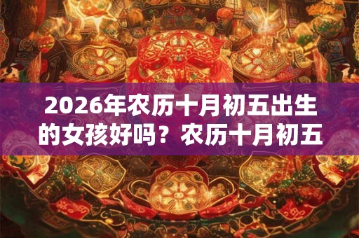 2026年农历十月初五出生的女孩好吗？农历十月初五老黄历时间