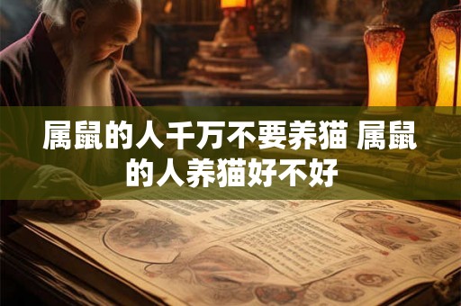 属鼠的人千万不要养猫 属鼠的人养猫好不好 属鼠的人千万不要养猫 属鼠的人养猫好不好