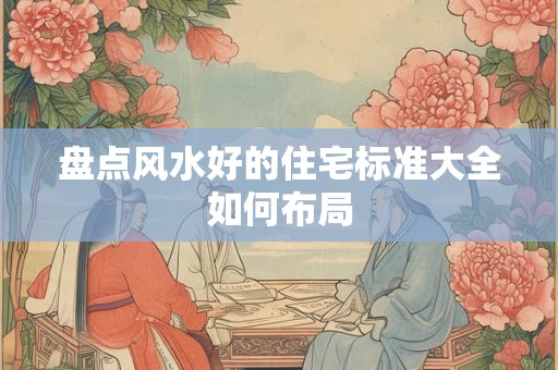 盘点风水好的住宅标准大全如何布局