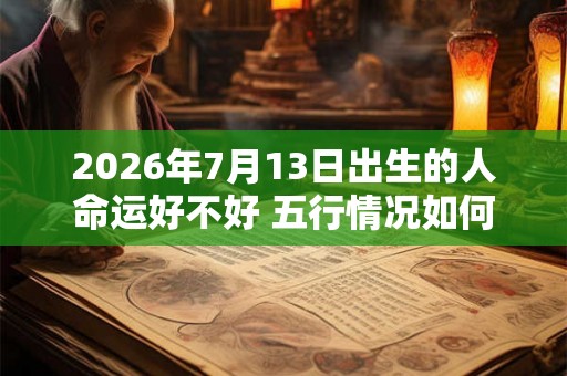 2026年7月13日出生的人命运好不好 五行情况如何