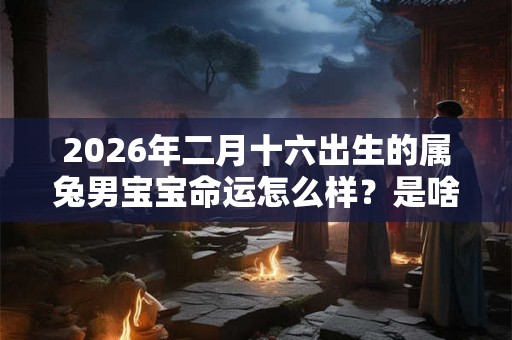 2026年二月十六出生的属兔男宝宝命运怎么样？是啥命