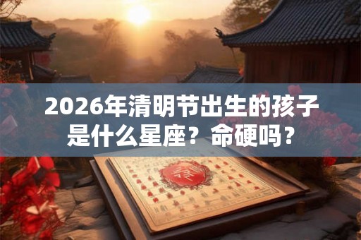2026年清明节出生的孩子是什么星座？命硬吗？