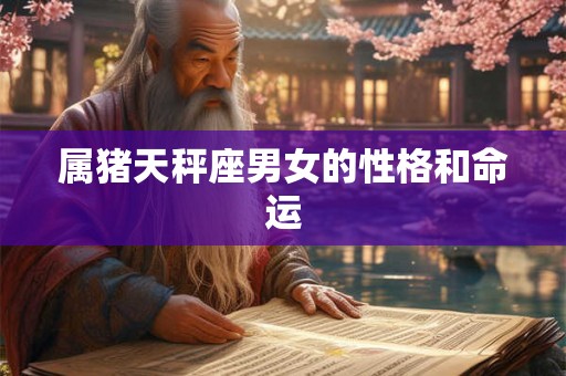 属猪天秤座男女的性格和命运