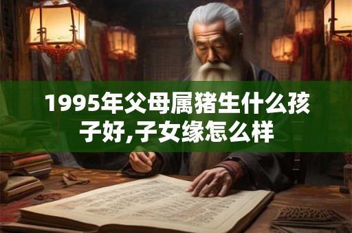 1995年父母属猪生什么孩子好,子女缘怎么样