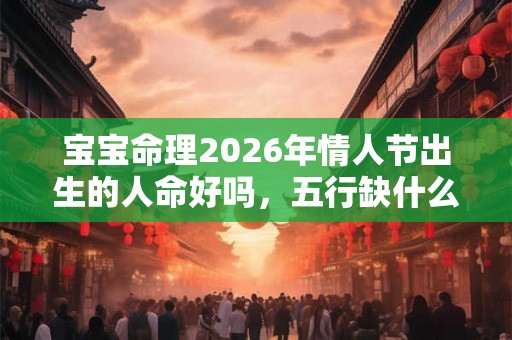 宝宝命理2026年情人节出生的人命好吗，五行缺什么