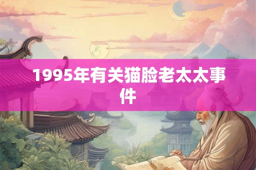 1995年有关猫脸老太太事件