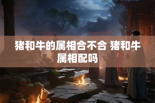 猪和牛的属相合不合 猪和牛属相配吗