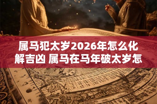 属马犯太岁2026年怎么化解吉凶 属马在马年破太岁怎么办