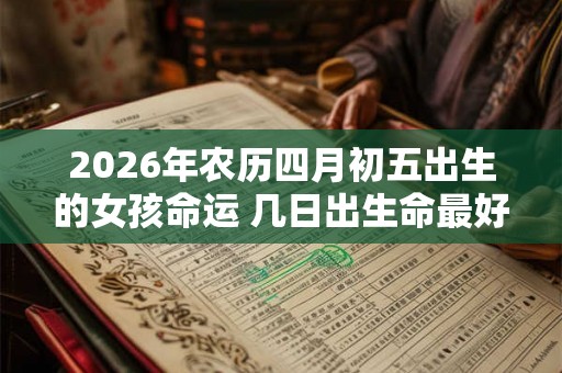 2026年农历四月初五出生的女孩命运 几日出生命最好