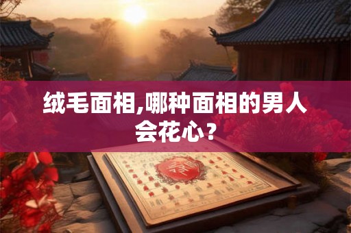 绒毛面相,哪种面相的男人会花心？