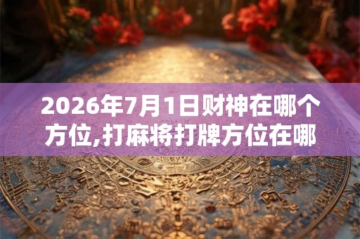 2026年7月1日财神在哪个方位,打麻将打牌方位在哪里 2026年7月1日财神在哪个方位,打麻将打牌方位在哪里