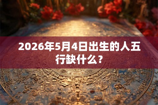 2026年5月4日出生的人五行缺什么? 2026年5月4日出生的人五行缺什么?