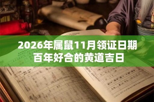 2026年属鼠11月领证日期 百年好合的黄道吉日