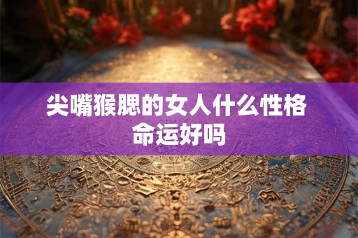尖嘴猴腮的女人什么性格 命运好吗
