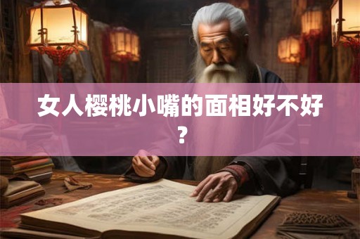 女人樱桃小嘴的面相好不好？