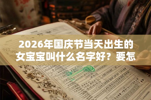 2026年国庆节当天出生的女宝宝叫什么名字好？要怎么起名字？