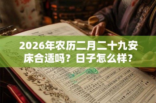 2026年农历二月二十九安床合适吗？日子怎么样？