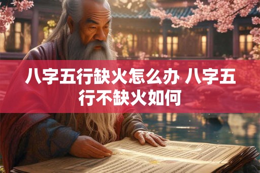 八字五行缺火怎么办 八字五行不缺火如何 八字五行缺火怎么办 八字五行不缺火如何