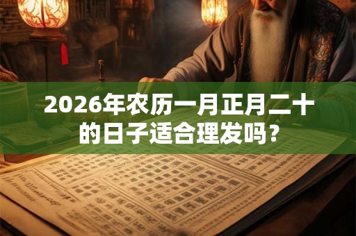 2026年农历一月正月二十的日子适合理发吗? 2026年农历一月正月二十的日子适合理发吗?