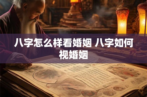 八字怎么样看婚姻 八字如何视婚姻