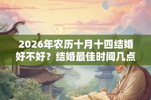 2026年农历十月十四结婚好不好?结婚最佳时间几点? 2026年农历十月十四结婚好不好?结婚最佳时间几点?