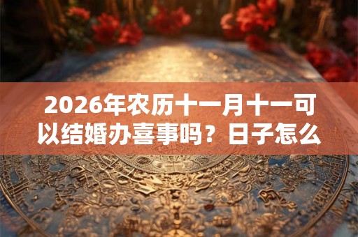 2026年农历十一月十一可以结婚办喜事吗？日子怎么样？