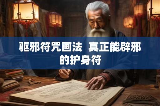 驱邪符咒画法  真正能辟邪的护身符